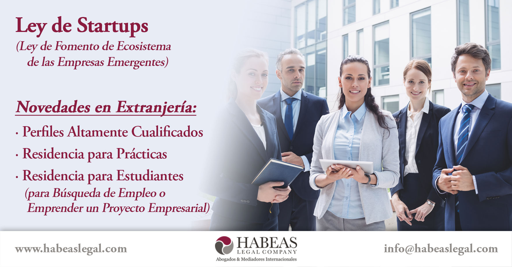 Ley de Startups Novedades Extranjeria Habeas Legal - Abogados Internacionales especializados en Extranjería, Inmigración y Laboral