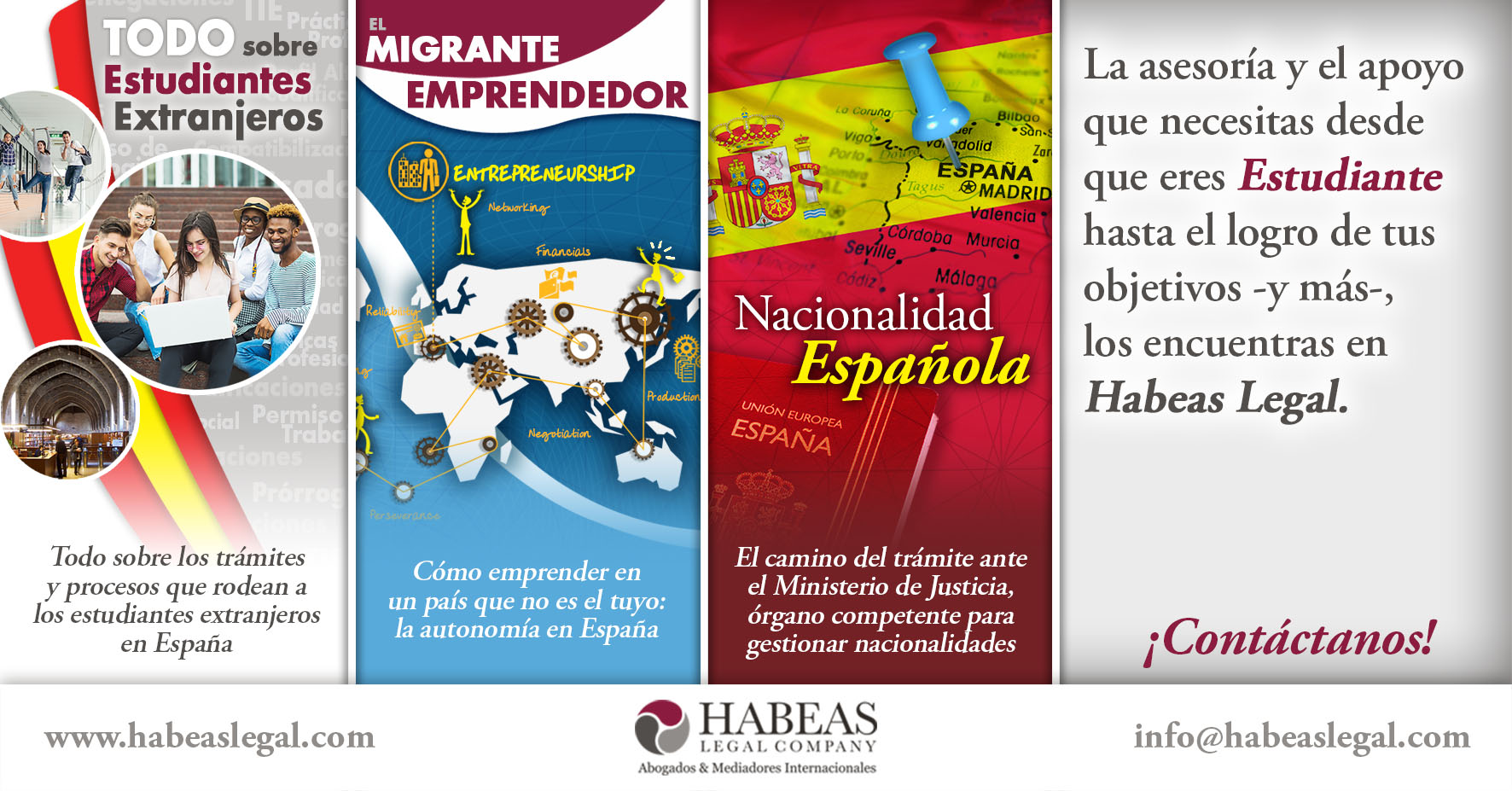 Servicios Extranjeria Estudiantes Habeas Legal - Los servicios que necesitas, están aquí: Habeas Legal Company