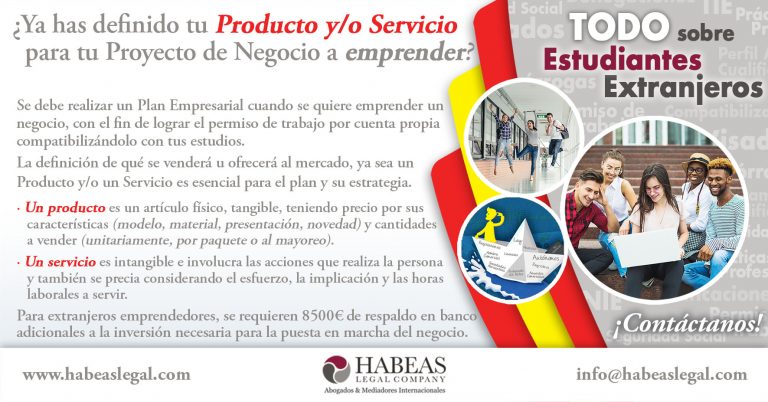 Producto-Servicio Proyecto Negocio Migrante Emprendedor Habeas
